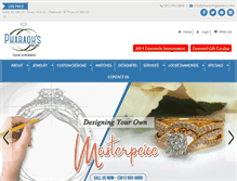 Tablet Screenshot of pharaohsjewelers.com
